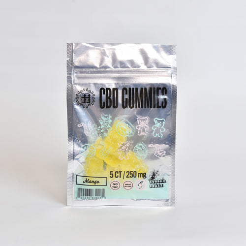 CBD Gummy 250mg, Mango