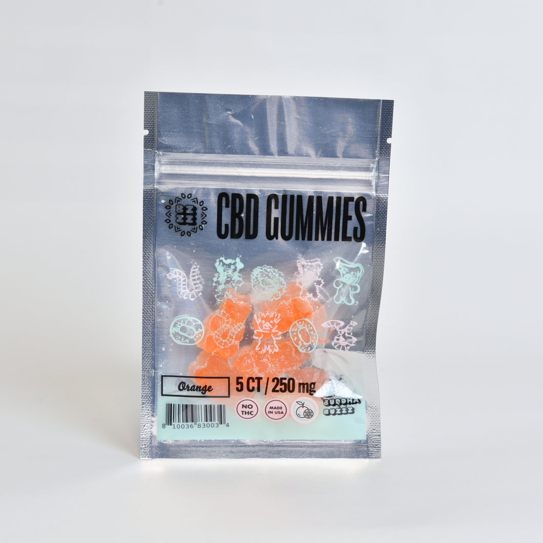 CBD Gummy 250mg, Orange