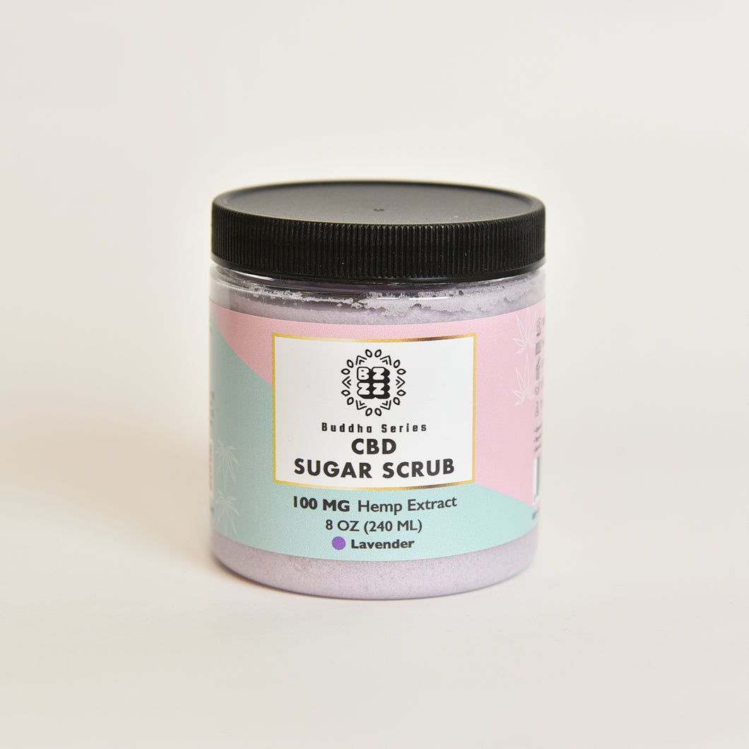 CBD Sugar Scrub 100mg, Lavender