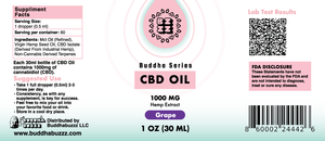 Blueberry Flavor CBD Oil 30ML 1000MG