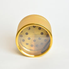 Load image into Gallery viewer, BuddhaBuzzz  Aluminum Clear Bottom Herb Grinder/Crusher - zx15